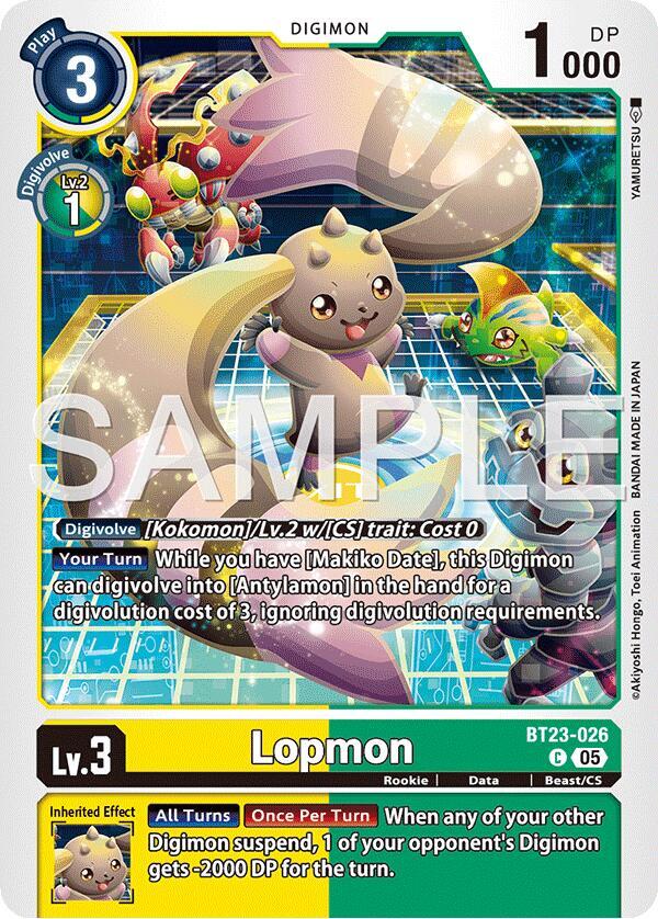 Lopmon - Hackers' Slumber (BT-23)