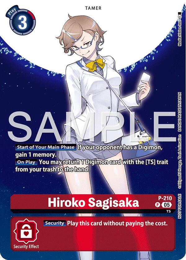 Hiroko Sagisaka (Hacker's Slumber Box Promotion Pack) - Digimon Promotion Cards (D-PR)