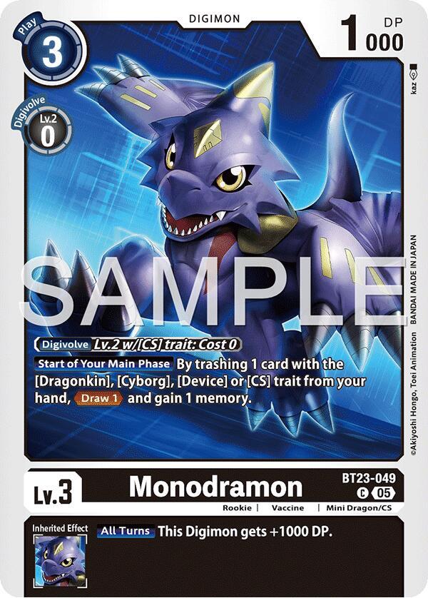 Monodramon - Hackers' Slumber (BT-23)