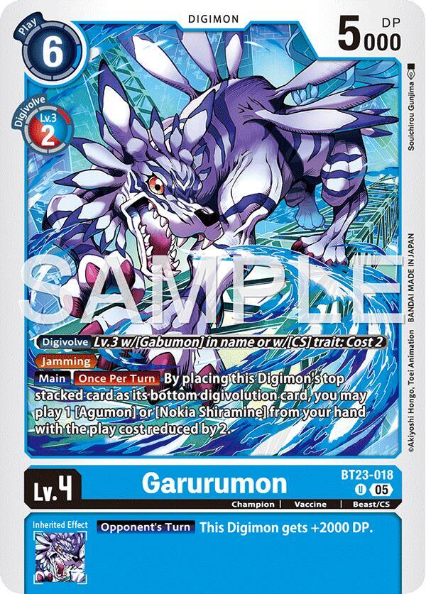 Garurumon - Hackers' Slumber (BT-23)