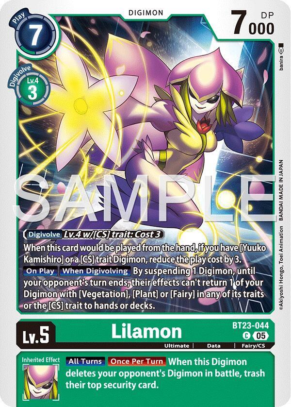 Lilamon - Hackers' Slumber (BT-23)