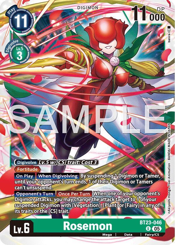 Rosemon - Hackers' Slumber (BT-23)