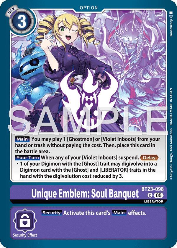 Unique Emblem: Soul Banquet - Hackers' Slumber (BT-23)