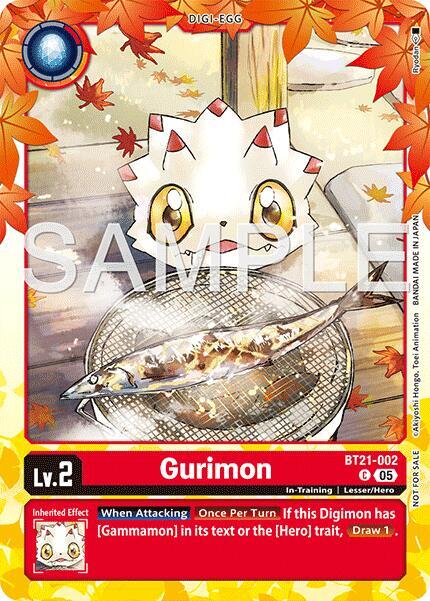 Gurimon (Regulation Battle Vol.3 Participant) - World Convergence (BT-21)