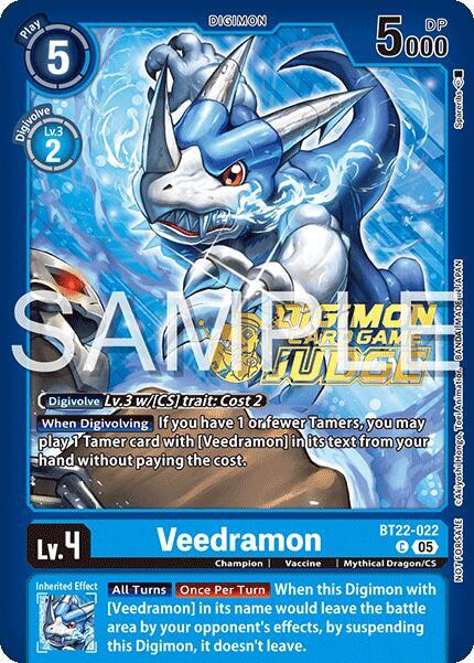 Veedramon (Judge Pack 2025 Wave 2) - Cyber Eden (BT-22)