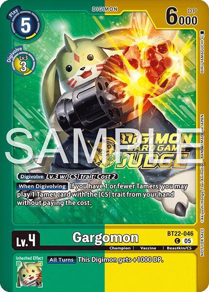 Gargomon (Judge Pack 2025 Wave 2) - Cyber Eden (BT22)