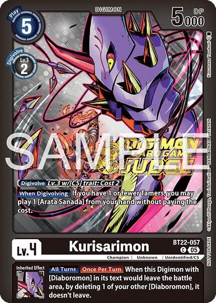 Kurisarimon (Judge Pack 2025 Wave 2) - Cyber Eden (BT-22)