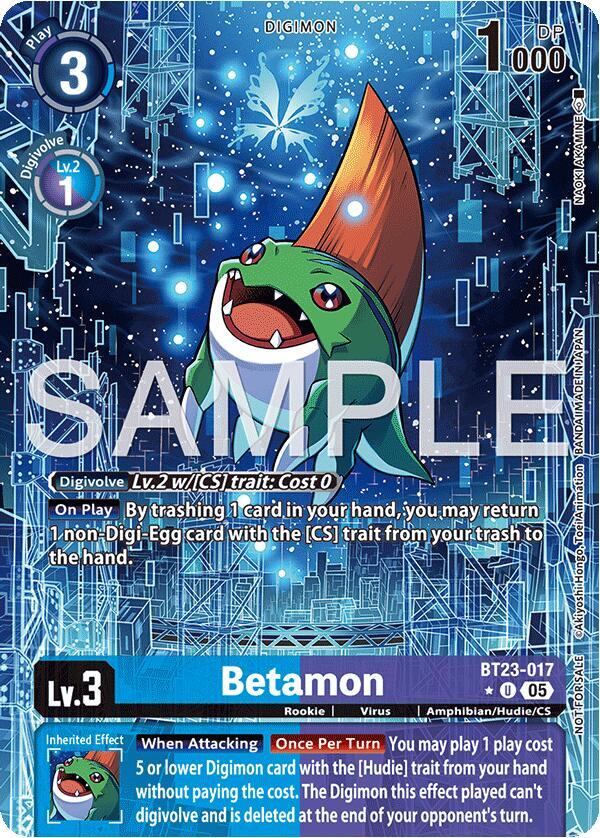 Betamon (Hacker's Slumber Box Promotion Pack) - Hackers' Slumber (BT-23)