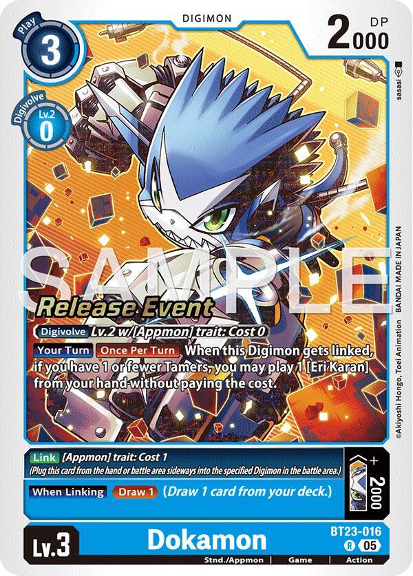 Dokamon - Hackers' Slumber Release Event Cards (BT-23_PR)