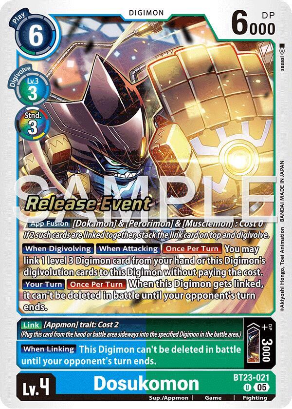 Dosukomon - Hackers' Slumber Release Event Cards (BT-23_PR)