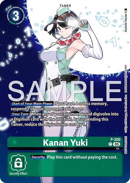 Kanan Yuki (Digimon Story: Time Stranger Promo Pack) - Digimon Promotion Cards (D-PR)