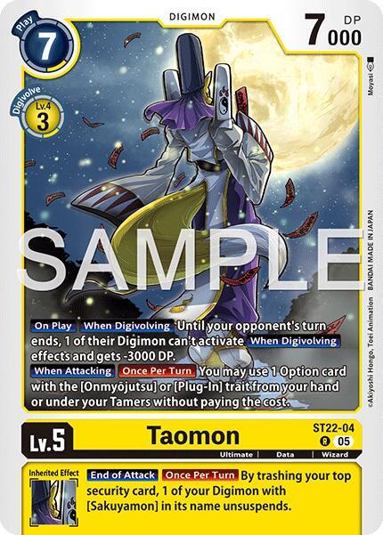 Taomon - Starter Deck 22: Amethyst Mandala Advanced Deck Set (ST-22)