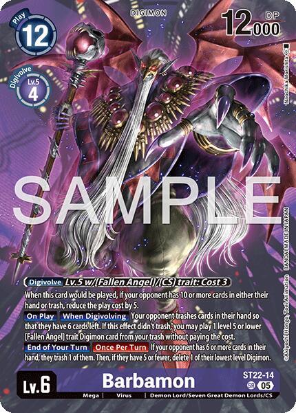 Barbamon - Starter Deck 22: Amethyst Mandala Advanced Deck Set (ST-22)
