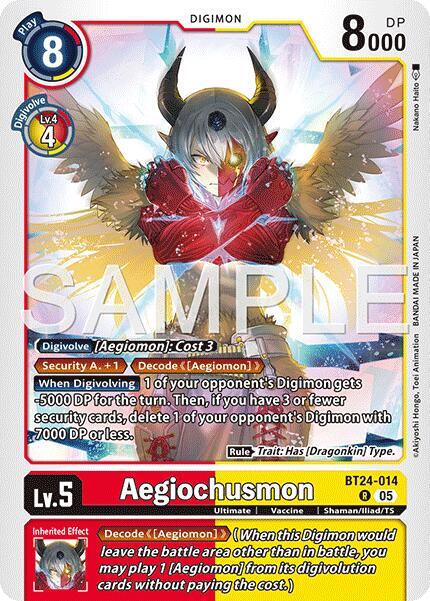Aegiochusmon - Time Stranger (BT-24)