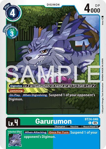 Garurumon - Time Stranger (BT-24)