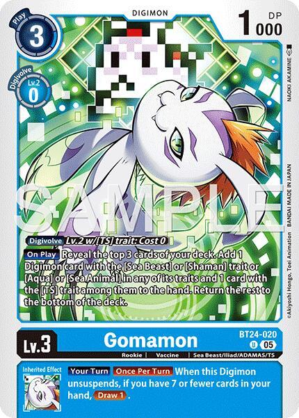 Gomamon - Time Stranger (BT-24)