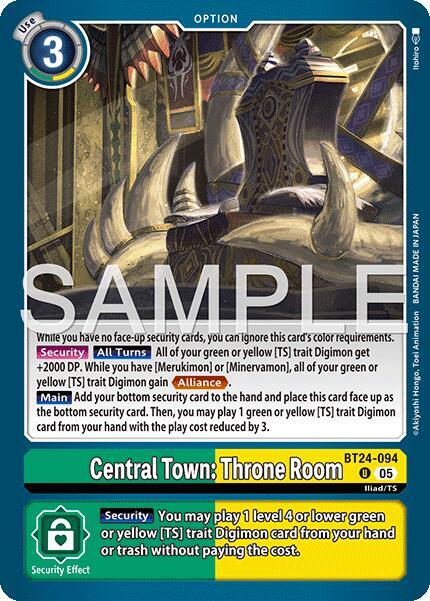Central Town: Throne Room - Time Stranger (BT-24)