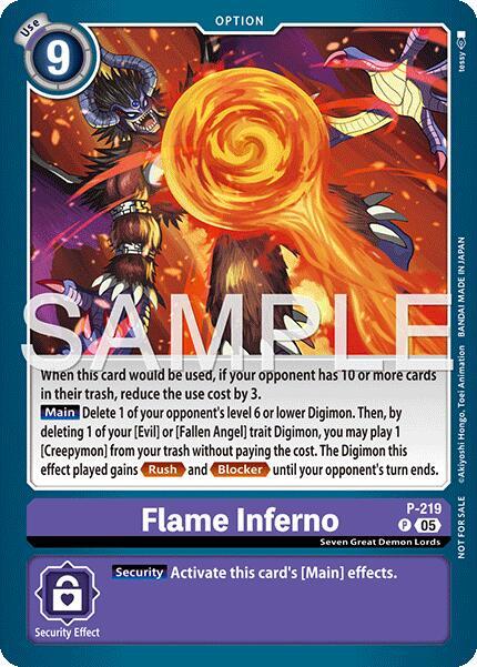 Flame Inferno (Official Store Tournament 2026 Vol. 1) - Digimon Promotion Cards (D-PR)