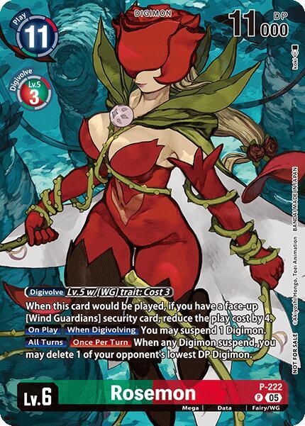 Rosemon (Time Stranger Box Topper) - Digimon Promotion Cards (D-PR)