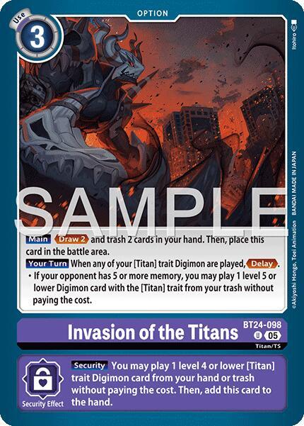 Invasion of the Titans - Time Stranger (BT-24)