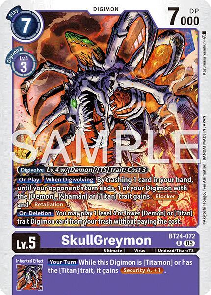 SkullGreymon - Time Stranger (BT-24)