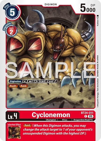 Cyclonemon - Time Stranger (BT-24)