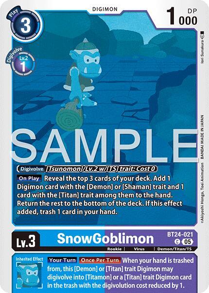 SnowGoblinmon - Time Stranger (BT-24)