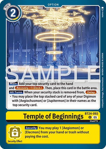 Temple of Beginnings - Time Stranger (BT-24)