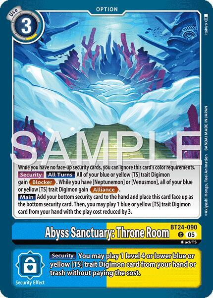 Abyss Sanctuary: Throne Room - Time Stranger (BT-24)