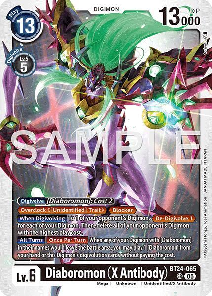 Diaboromon (X Antibody) - Time Stranger (BT-24)