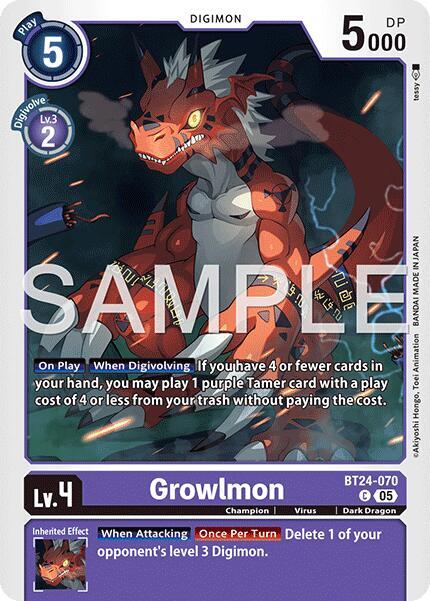 Growlmon - Time Stranger (BT-24)