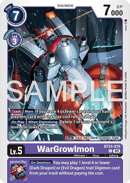WarGrowlmon - Time Stranger (BT-24)