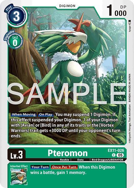 Pteromon - Dawn of Liberator (EX-11)