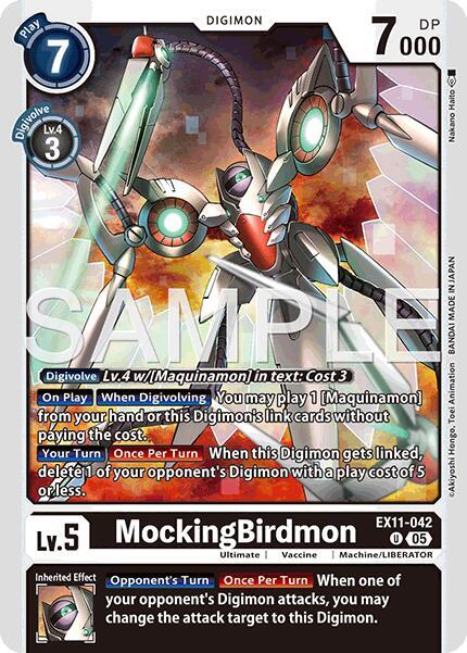 MockingBirdmon - Dawn of Liberator (EX-11)