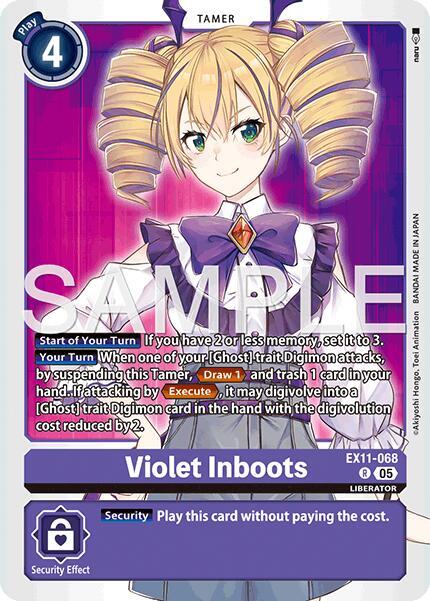 Violet Inboots - Dawn of Liberator (EX-11)