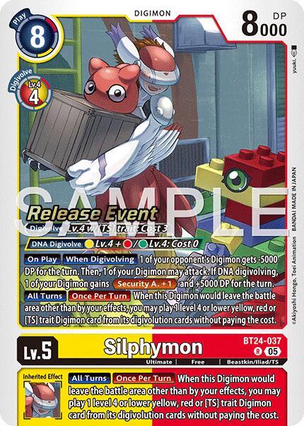 Silphymon - Time Stranger Release Event Cards (BT-24_PR)