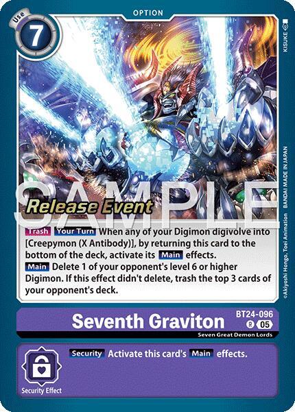 Seventh Graviton - Time Stranger Release Event Cards (BT-24_PR)