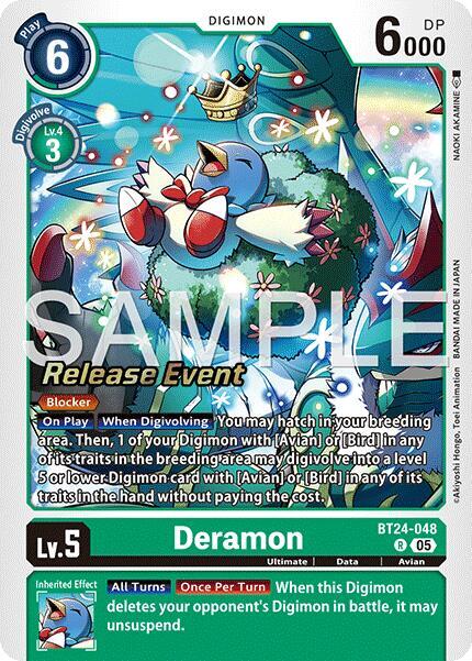 Deramon - Time Stranger Release Event Cards (BT-24_PR)