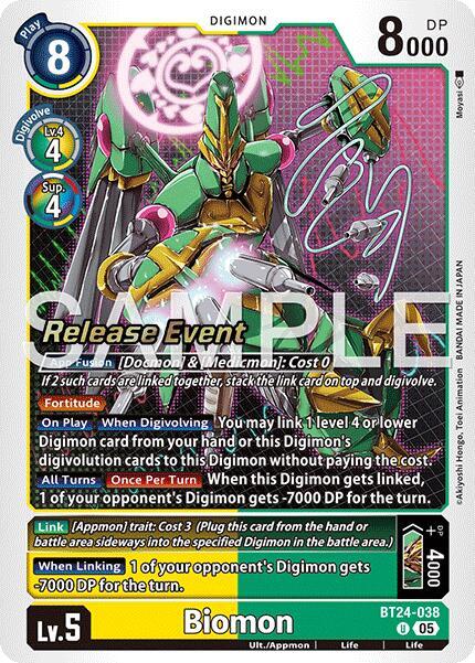 Biomon - Time Stranger Release Event Cards (BT-24_PR)