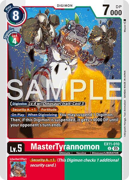 MasterTyrannomon - Dawn of Liberator (EX-11)