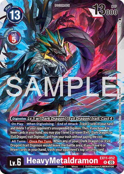 HeavyMetaldramon - Dawn of Liberator (EX-11)
