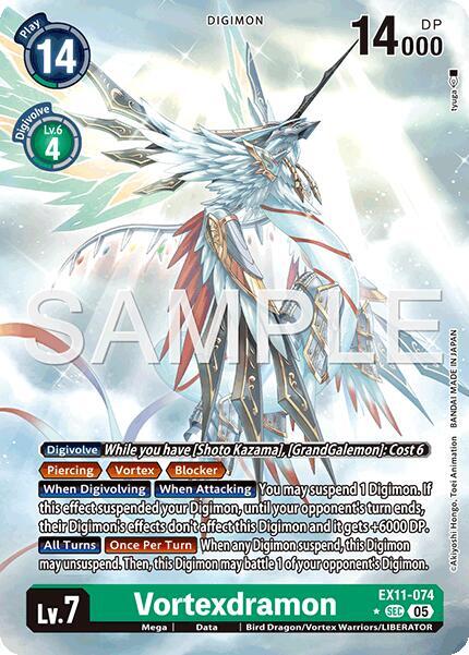 Vortexdramon (Alternate Art) - Dawn of Liberator (EX-11)