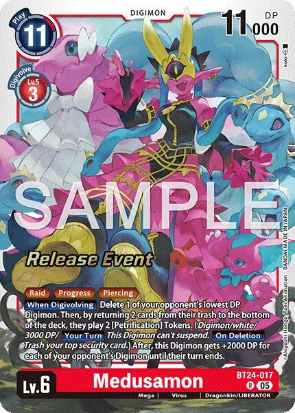 Medusamon - Time Stranger Release Event Cards (BT-24_PR)