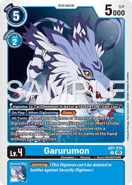 Garurumon - Advanced Booster Digimon Generation (AD-01)