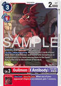Guilmon (X Antibody) (Reprint) - Advanced Booster Digimon Generation (AD-01)