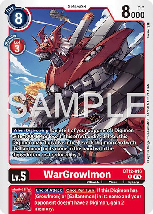 WarGrowlmon - BT12-016 (Reprint) - Advanced Booster Digimon Generation (AD-01)