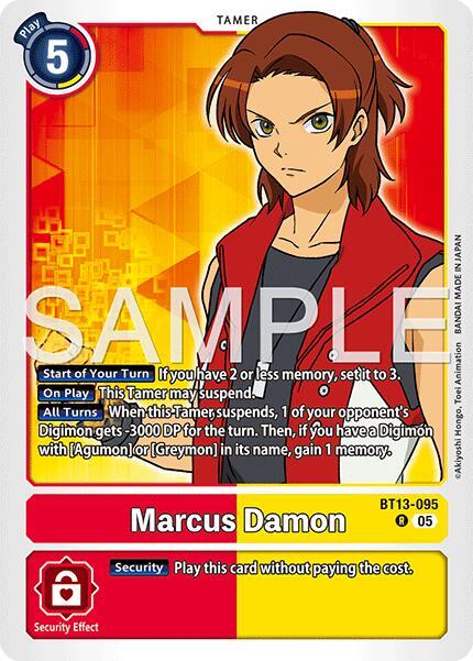 Marcus Damon - BT13-095 (Reprint) - Advanced Booster Digimon Generation (AD-01)