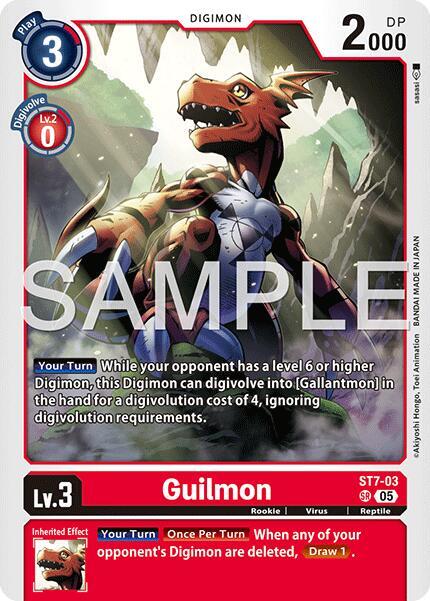 Guilmon - ST7-03 (Reprint) - Advanced Booster Digimon Generation (AD-01)