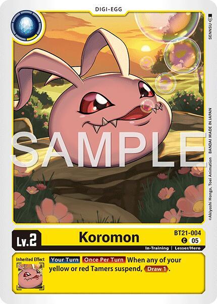 Koromon - BT21-004 (Reprint) - Advanced Booster Digimon Generation (AD-01)