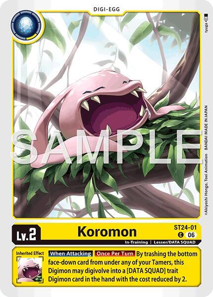 Koromon - Starter Deck 24: Data Squad (ST-24)